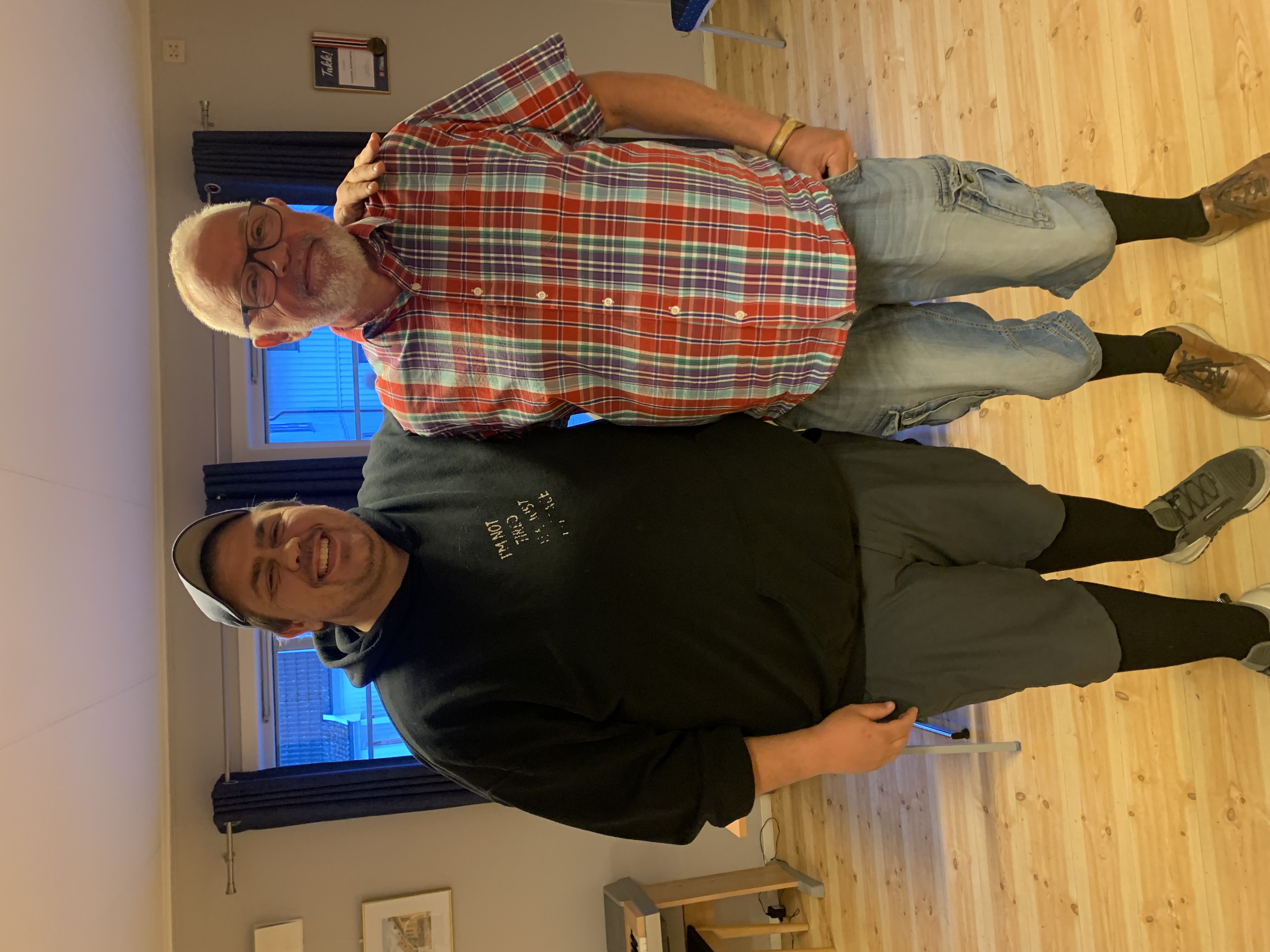 Gratulerer til to blide karer!